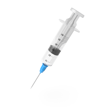 Medical Syringe Vaccination Injection Healthcare Needle Medicine , 3d render, transparent background, png