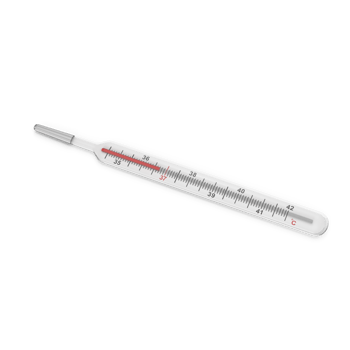 Clinical Thermometer, Accurate Temperature Measurement , 3d render, transparent background, png
