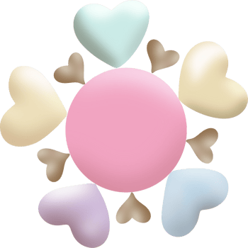 The sun with a small heart around it feels lovely, warm, and gentle. png
