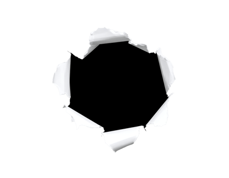 A striking circular opening with ragged edges creates a sense of depth and discovery. png