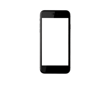 Sleek handheld digital device featuring a customizable blank display for various applications. png