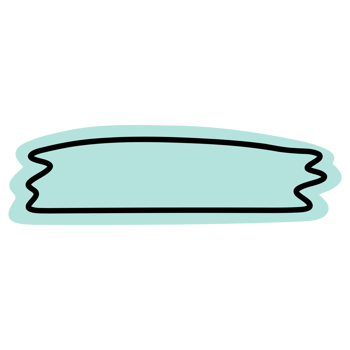 a blue selotape drawing of a curved line png