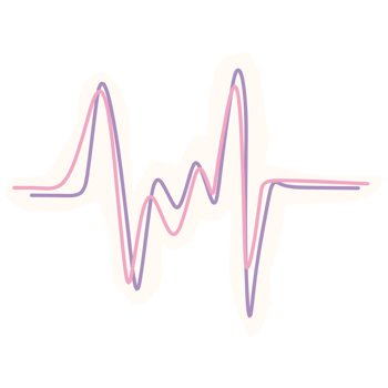 a heartbeat pastel line png