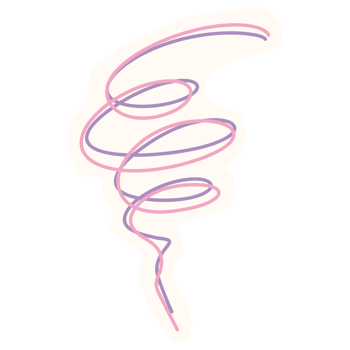 a pink and purple swirl on a transparent background png