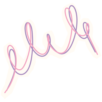 a pink and purple cute line png