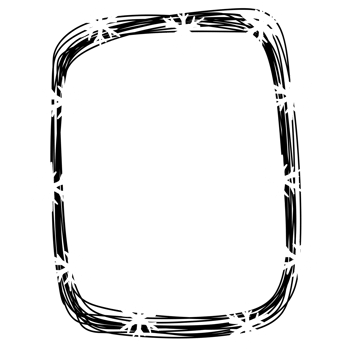 a square frame with snowflakes on it png