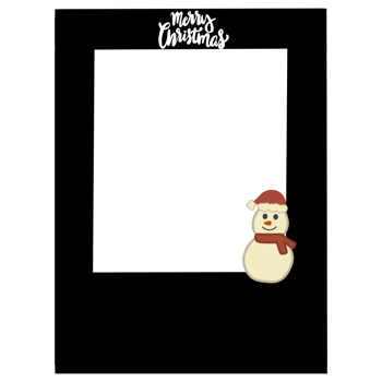 snowman christmas frame png