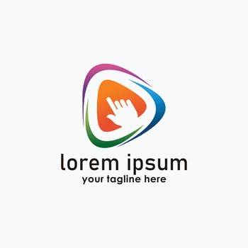 movie click logo design template, digital icon logos, business logo vector