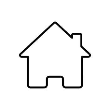 Home page symbol vector