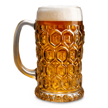 Big beer mug isolated on transparency background. png