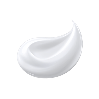 Swirl of smooth, white cream with glossy texture, isolated on transparent background, perfect for skincare or cosmetic product design png