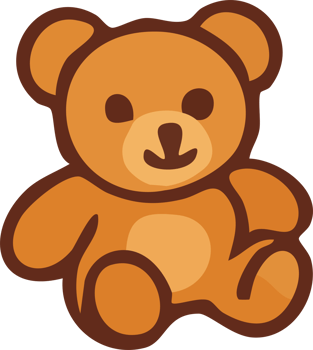 Illustration of a Brown Teddy Bear Toy png