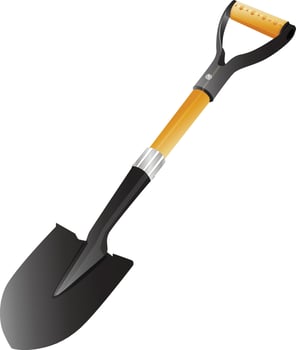 garden scoop realistic style vector