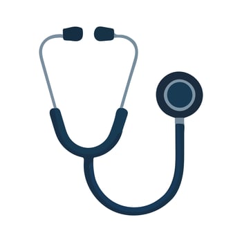 Stethoscope icon illustration. Medical stethoscope icon. vector