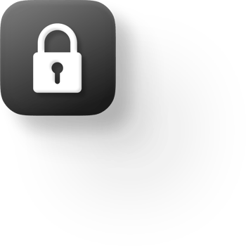 iOS Style Padlock Lock Icon Rounded App iPhone Apple Button Soft Shadow Security Access Icon Locked Content Symbol Secure Privacy Safe UI UX Design Password Icon Flat Minimal Data Protection Graphic png