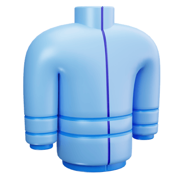 3D Icon Winter Puffy Jacket png