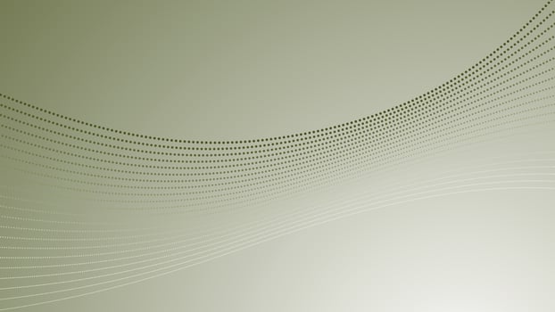 Halftone curve background in army green gradient for digital abstract design and graphic visual layout vector