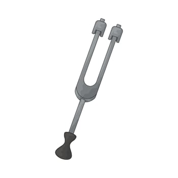 Tuning Fork Musical Instrument vector
