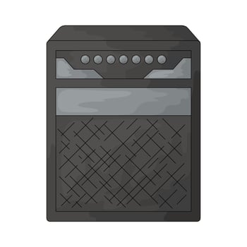 illustration of music speaker vector