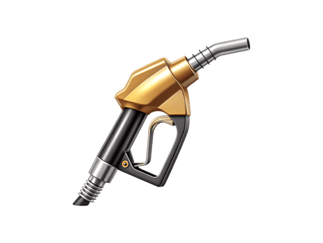 Golden and Silver Fuel Nozzle, Fueling Concept Art png