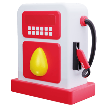 3D Icon Petrol Gas Pump Station png