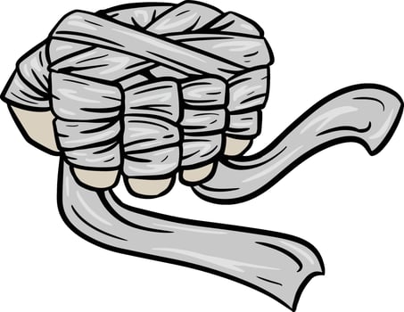 Martial arts hand wraps design vector