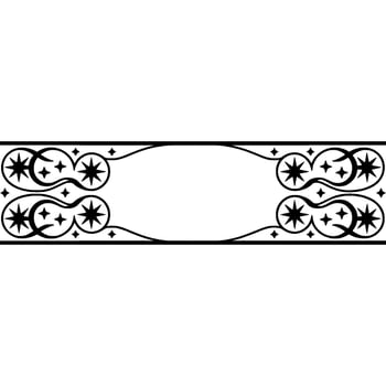 Elegant Decorative Border, Vintage Ornamentation vector