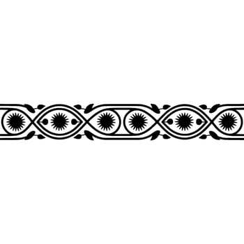 Intricate Ornamental Border, Vintage, Stylized Elements vector
