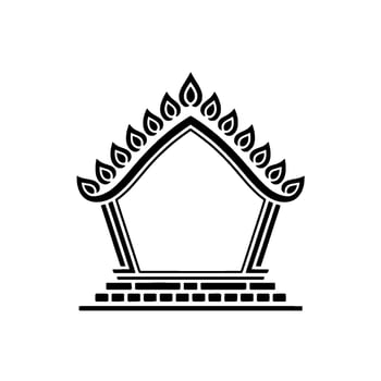 Geometric Archway, Minimalist, Sacred Symbol vector