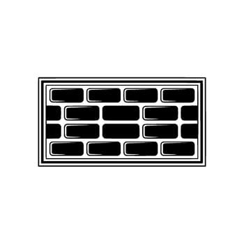 Modular Grid, Minimalist Construction, Geometric Pattern vector