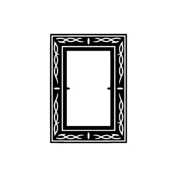 Intricate Frame, Elegant Border, Vintage vector