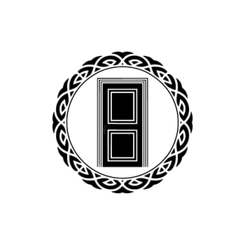 Circular Doorway, Celtic Motif, Symbolic Transition vector