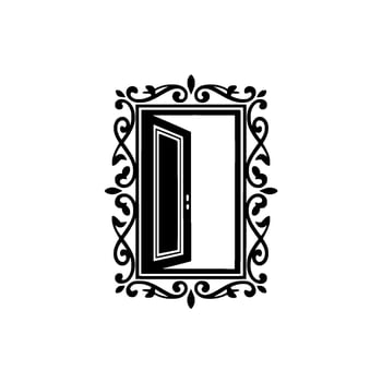 Elegant Portal, Shadowed Passage vector