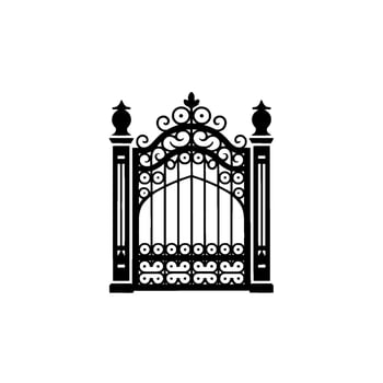 Ornate Pipe Organ Portal, Vintage Aesthetic vector