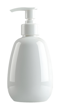 Clean white soap dispenser, perfect for bathroom or kitchen, promotes hygiene png