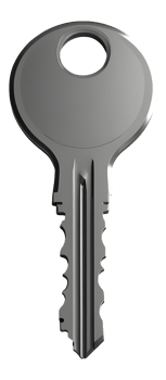 Shiny metallic key, representing security and access, offers new possibilities png