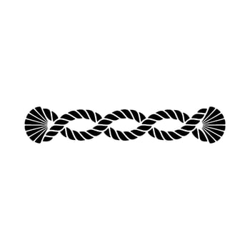 Intertwined Lines, Radiant Energy, Minimalist Emblem vector