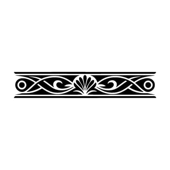 Intricate Ornamental Border, Vintage Style, Ornamentation vector