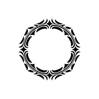Intricate Ornamental Circle Frame, Vintage, Pattern vector