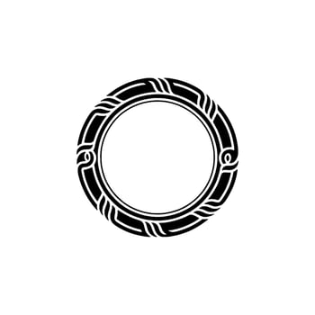 Stylized Portal Frame, Geometric, Minimalist vector