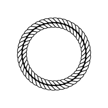 Intricate Rope Circle, Minimalist - Knot vector