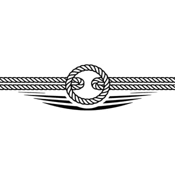 Nautical Knot Strength, Connection, and Maritime Heritage vector