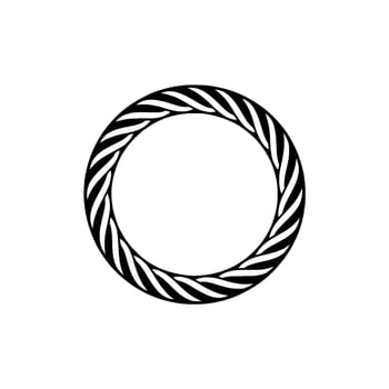 Abstract Spiral Ring, Minimalist, Circular Motif, Circle vector