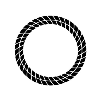 Minimalist Woven Circle, Modern Emblem vector