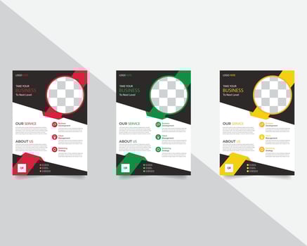 Modern Promotional Flyer Template vector