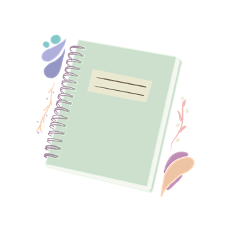 the green notebook png