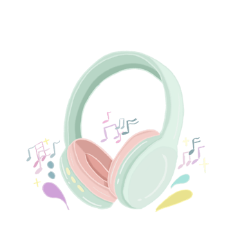 music in headphone png