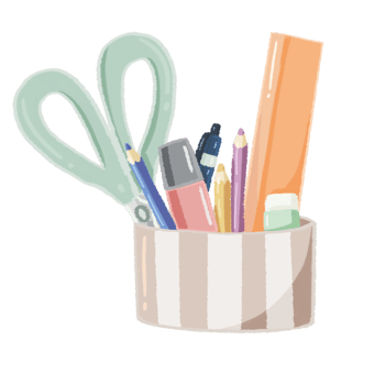 collection of stationery png