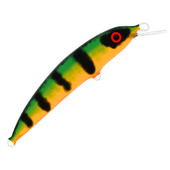 3d render fishing lure bait colorful striped hook with transparent background png