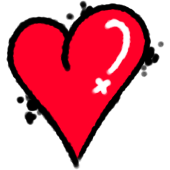 Graffiti street art. Graffiti heart spray paint texture png
